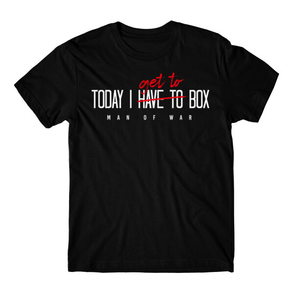 TODAY I GET TO BOX - T-SHIRT - $1F3SXH$ Thumbnail