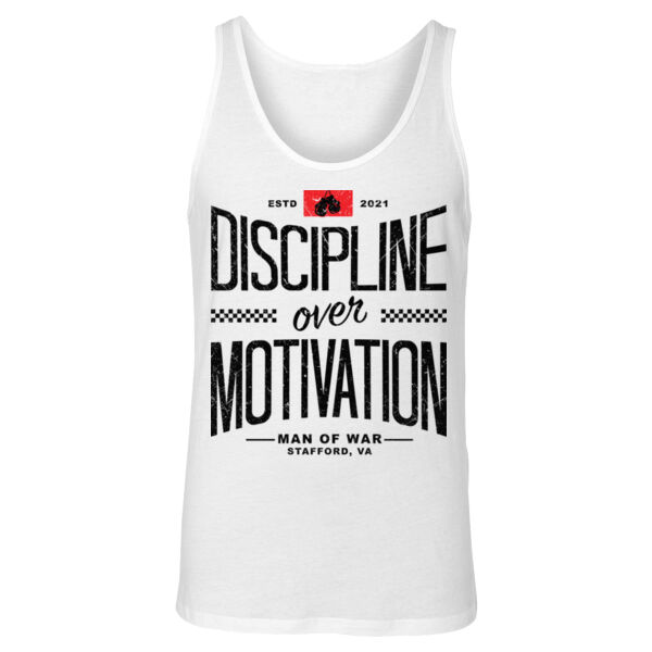 DISCIPLINE OVER MOTIVATION - TANK TOP - $MRHC53$ Thumbnail