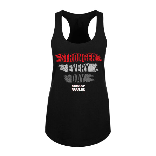 STRONGER EVERY DAY - WOMEN'S FITTED TANK TOP - $UJ783W$ Thumbnail